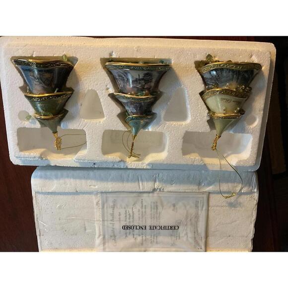 Thomas Kinkade Bone China vintage ornaments - Picture 9 of 9